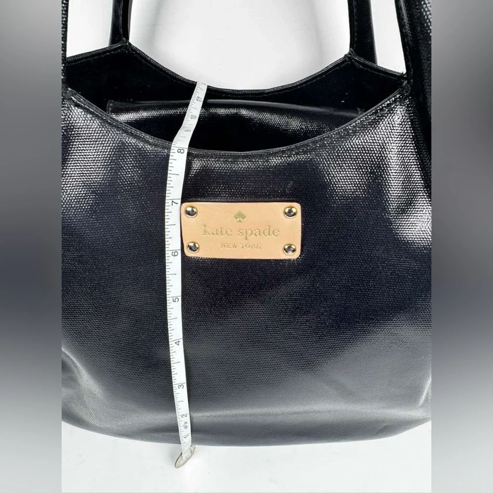 Kate Spade Fulton Street Treesh Patent Leather Satchel Black Handbag